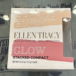 Ellen Tracy Glow Stacked Compact - Bronze and Pink